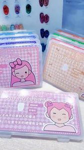 JOSLOVE Soft Gel Tips 420pcs Ultra Thin 0.13mm Seamless Artificial Matte False Nails Tools Set