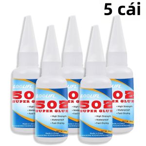 LOOLIFL | Loolifl 502 Siêu Keo Dán Tức Thì Nhanh Khô Chống Thấm Nước Độ Bền Cao Liên Kết Cho Kim Loại Nhựa Gỗ Gốm Thủy Tinh DIY Sửa Chữa