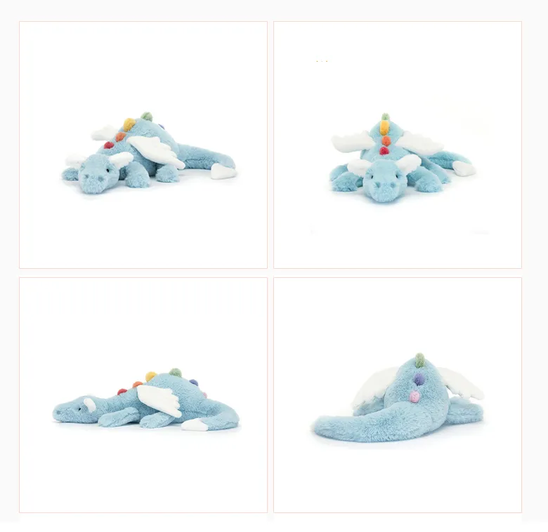 Jellycat Sky Dragon Luxurious Plush Security Animal For Soothing