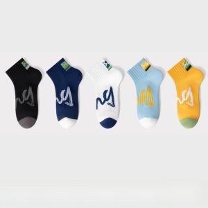 MiiOW | Tất thể thao nam dài đến bắp chân thấm mồ hôi chống mùi tất ngắn thời trang tất cao đến đầu gối bằng cotton polyester và lycra