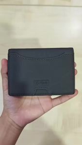Kickers Premium Cowhide Leather Card Holder With Notes Compartment Small Purse Wallet 1KIC 87253