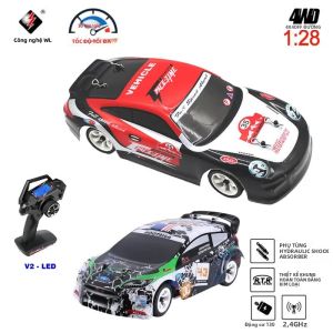 Xe Điều Khiển Từ Xa WLtoys K969 K989 Pro Tỷ Lệ 1:28 4 Bánh Dẫn Động Tốc Độ Cao Địa Hình Mini Drift Đồ Chơi Hợp Kim Dành Cho Trẻ Em