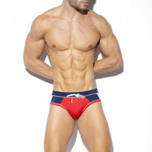 Low-Waist Surfing Swim Trunks for Men with Drawstring Nylon Lycra Fabric Pool Beach Sports Fitness Fans Supplies