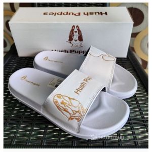 sandal slop putih pria wanita