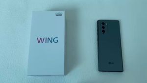 LG Wing 5G 6.8inch Dual Screen 8GB RAM 128GB ROM NFC Snapdragon Original Unlocked Gaming Phone Cellphone