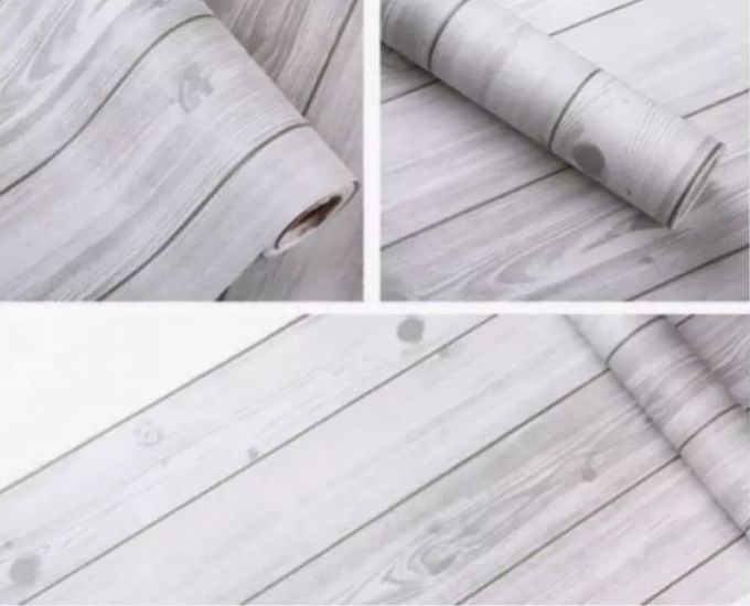 Wallpaper Motif Kayu Abu | Lazada Indonesia