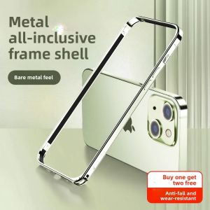 LUXUAN | Metal Frame & Shockproof Case for iPhone 15 & 16 Ultra Thin Full Coverage Protective Case
