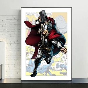 KAYOU | Modern Marvel Avengers Comics Posters Spiderman Captain America Canvas Painting Prints Wall Art Picture Kids Room Decoration