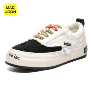 Mens Sporty Casual Shoes Breathable Low-Top Canvas Shoes Comfortable All-Match Thick-Heeled Board Shoes for Couples