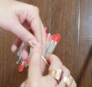 DỤNG CỤ LÀM MÓNG INOX MẠ MÀU VÀNG DỤNG CỤ DẨY KEO BÔI KEO GẮN MÓNG