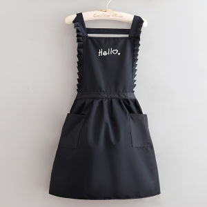 Princess Style Apron Waterproof Floral Restaurant Barista Work Uniform Apron Suitable For Restaurants/Hotels/Gardening