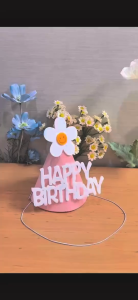 สั่งซื้อเลย! หมวกปาร์ตี้วันเกิด หมวกกระดาษ หมวกอันยอง Happy Birthday น่ารัก มีหลายสี เหมาะกับงานปาร์ตี้วันเกิด