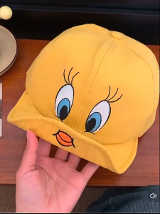 Nón kết Ulzzang cho nữ vải cotton mũ lưỡi trai hình vịt vàng cute năng động giá rẻ chụp ảnh nổi bật