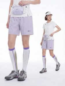 Light Breathable A-Line Wide Leg Shorts Female