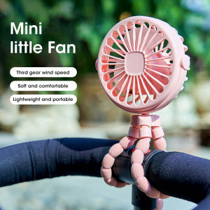Niye Octopus Mini Small Fan Easy to Carry Multi-Functional Folding Usb Office Desktop Outdoor Camping Stroller Handheld Fan