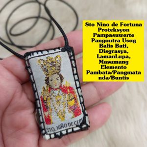 Sto Niño De Furtuna Kuwentas Proteksyon/Pampasuwerte/Matanda/Buntis/Bata