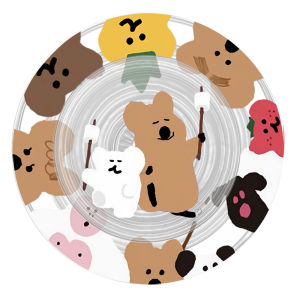 เคสโทรศัพท์มือถือ MagSafe รุ่นสีสันสดใส น่ารัก ดูดซับแม่เหล็ก ป้องกันการตกหล่น ปุ่มพับได้ ปรับความยาวได้ สำหรับผู้หญิง