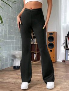 Free Size Flare Pants Skinny Pants Booty Pants Knitted Pants (Flare Pants)
