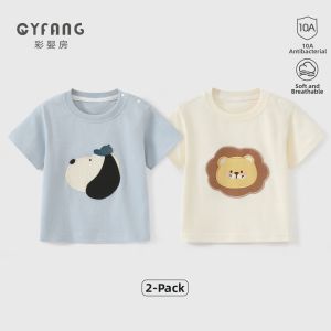 CAIYINGFANG | Lightweight Cartoon Short Sleeve T-shirt