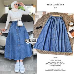YUKIE CANDA SKIRT 2 (ROK JEANS JUMBO RAWIS)
