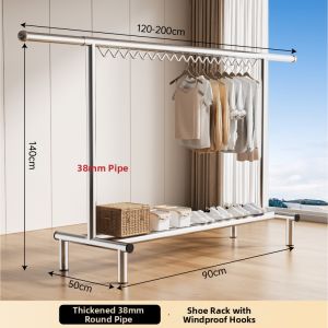 YIXUAN | Stainless Steel Indoor Outdoor Extendable and Foldable Drying Rack
