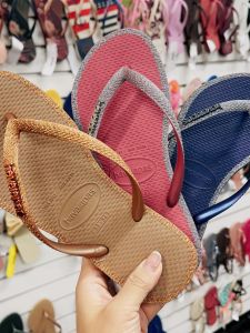 Dép Quai Hậu Havaianas Slim Thời Trang Mới Có Thể Mang Ngoài Trời Chống Trượt Mùa Hè Đi Biển Đế Bằng PVC Dép Xăng Đan