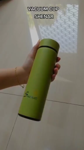 Shenar Tumbler Stainlees 500ml Thermos Life Botol Air Minum Botol Minum Vacuum Cup Led Suhu Tahan panas