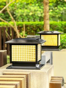 MARTINI | Waterproof Solar Pillar Light for Outdoors