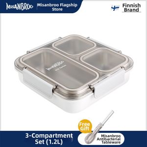 Misanbroo | Food Grade 316 Stainless Steel Leakproof Portable Insulated Lunch Box
