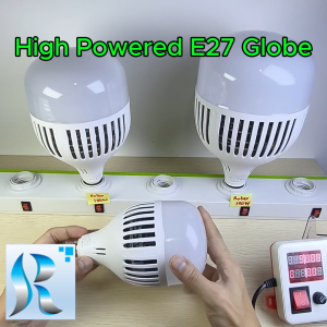 ROLUX - LED High Power (Ventilated) Globe E27 | Daylight | 50W 100W 150W
