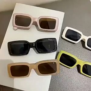Korean Fashion Sunglasses Retro High-End Square Glasses Personalized Hip-Hop Sunglasses 墨镜