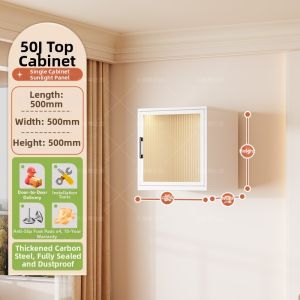 DIBIOU | Compact Metal Wardrobe for Apartments Small Homes and Home Use Storage