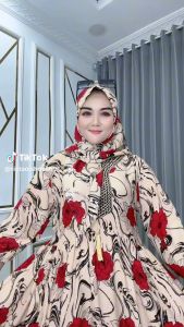 Baju Wanita Gamis Renda Chelsea Free Hijab STANDART & JUMBO Katun Rayon  Busui