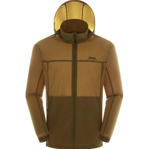 จี๊ป | เสื้อคลุมกันแดด Jeep สำหรับผู้ชาย ระบายอากาศได้ดี น้ำหนักเบา ใส่สบาย ป้องกันรังสียูวี ใส่ได้ทุกฤดูกาล เสื้อกั๊กป้องกันลม