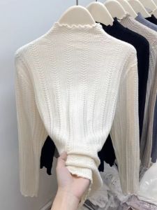 Áo Len Dệt Kim Cỡ Lớn Ấm Áp Cổ Cao Tay Dài Dáng Rộng Thoải Mái Thời Trang Thu Đông Mới Về Áo Len Cardigan