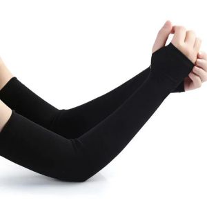 Ice Silk Sleeve Sunscreen Cuff Arm Sleeves Uv Sun Sunburn Protect Anti-Slip Summer UPF50 Men Women Gloves Outdoor Arm Cover