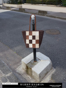 Original Design Floral Print Block Tote Bag Spliced PU Leather Shoulder Bag for Daily Use Medium Size Handbag Womens Bag