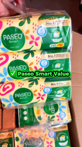 Tisu Paseo 390 Sheet 3 Ply (2 PACK) – Tisu Lembut Premium untuk Keluarga Lebih Hemat dan Praktis