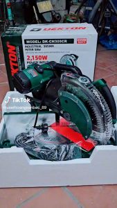 MÁY CẮT NHÔM DEKTON 305 2150W CHÍNH HÃNG BẢO HÀNH 12 THÁNG CÓ ĐỒNG HỒ HIỂN THỊ XOAY GÓC ĐIỆN TỬ