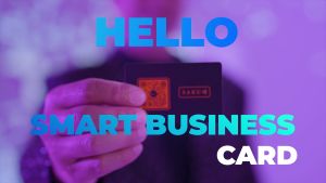 Saku - Statik/Hard Coding NFC Smart Business Card Kartu Nama Pintar Tanpa Aplikasi - Data tidak dapat diganti