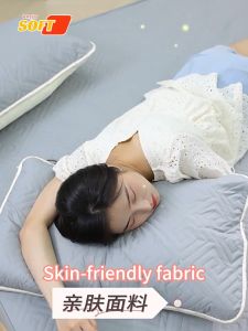 100% Waterproof Quilted Cotton Mattress Protector Gray/Blue/Green/Pink Machine Washable Dust Resistant Fully Wrapped Anti-Slip Bed Sheet Mattress Cover