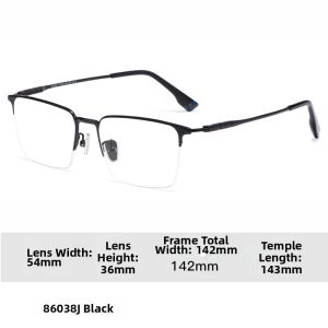VISJE | Ultra Light Titanium Adjustable Diopter Large Fit Photochromic Near Vision Glasses