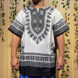 Plus size top polo avenio tribal print bohemian dashiki boho