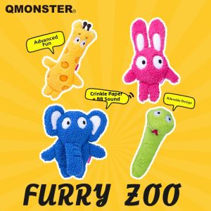 QMONSTER | Squeaky Chewable Dog Toy