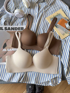 Seamless Small Breast Push up Underwear Female Top Thin Bottom Thick Push up Anti-SAG Soft Support No Wire Accessory Breast Push up Bra