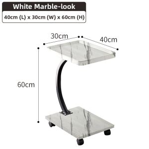 Portable Mini Coffee Table Wheels