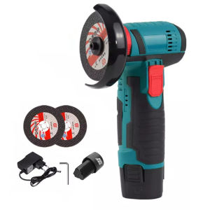 【HCS】12V 3 Inch Brush Mini Angle Grinder Rechargeable Household Cutting Machine Polishing Machine Filling Grinder Power Tools