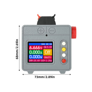 5W Lab Power Supply 0.6V~25.6V Adjustable Voltage Regulator Auto Buck Boost Bench Switching Power Supply Portable Power Supply