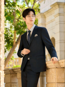 Wool 100% Mens Business Suit Set