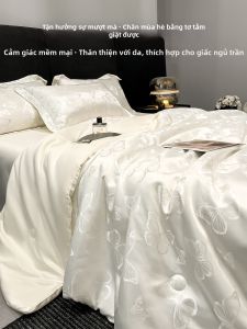 SHAYA | Chăn Hè Sang Trọng Bằng Lụa Jacquard Đã Giặt